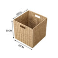 Foldable Handwoven Rattan Storage Basket
