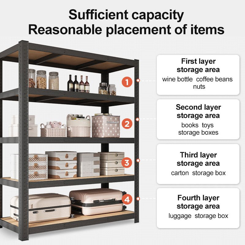 KEKEE Boltless Multi-Tier Metal Rack
