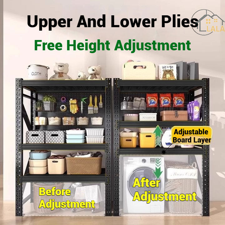 LALA 350KG Rustproof Metal Storage Rack