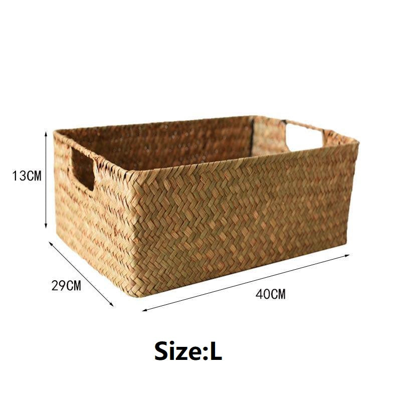 Decorative Grass Woven Storage Box