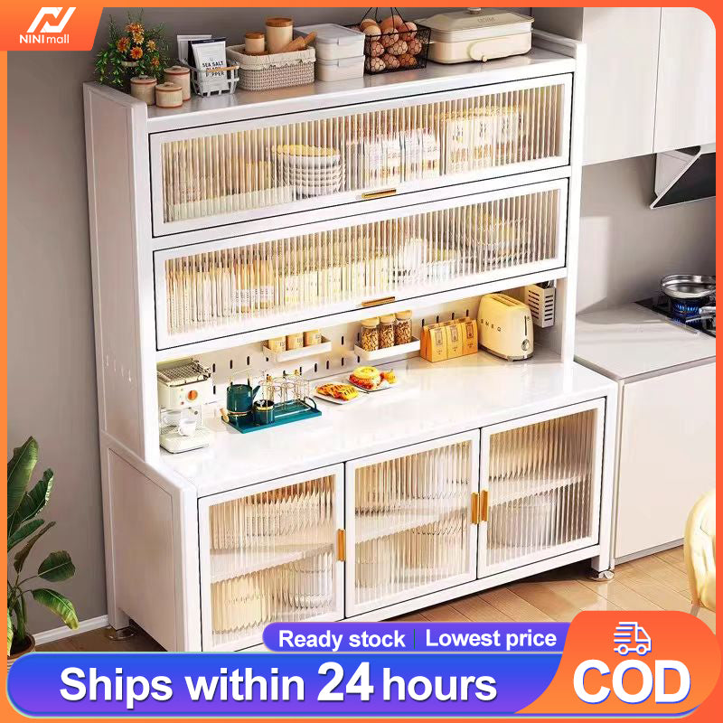 Carbon Steel Floor Kitchen Sideboard Cabinet