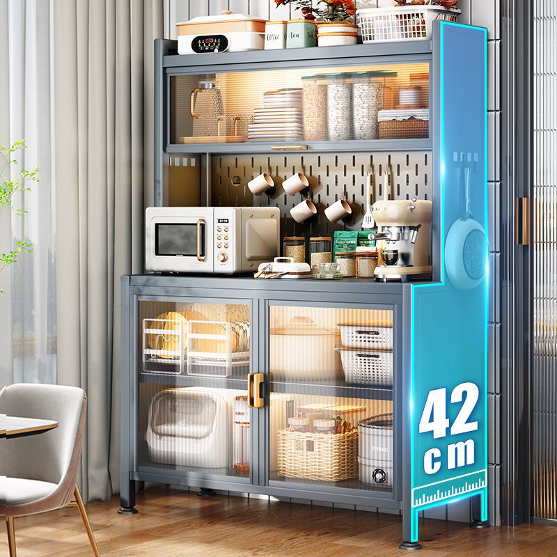 Carbon Steel Floor Kitchen Sideboard Cabinet