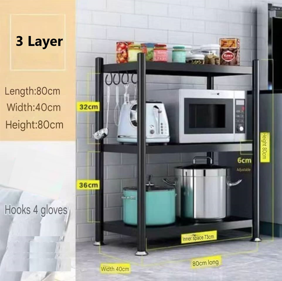 Waterproof Stainless Steel Kitchen Microwave Rack