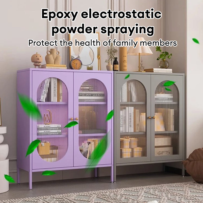 Gold Metal Large Capacity Storage Cabinet