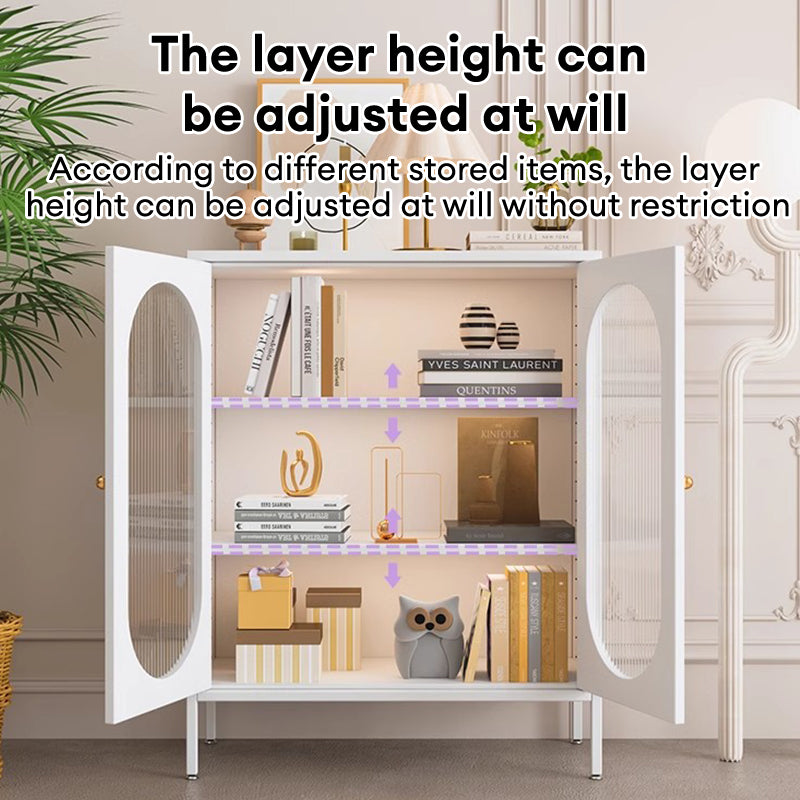 Gold Metal Large Capacity Storage Cabinet