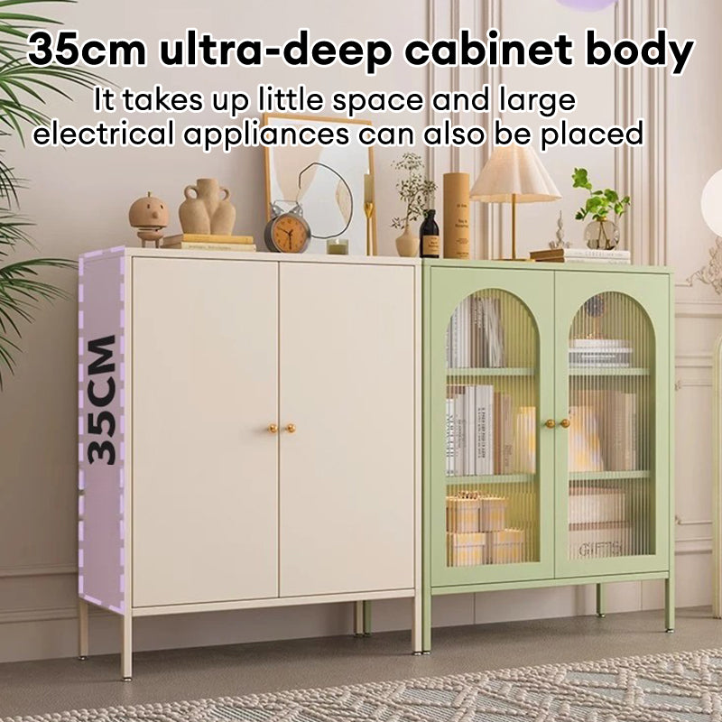 Gold Metal Large Capacity Storage Cabinet
