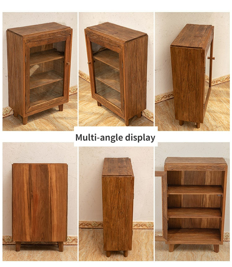 Vintage Teak Multifunctional Sideboard Cabinet