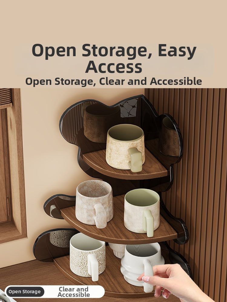 Corner Multi-level Storage Shelf