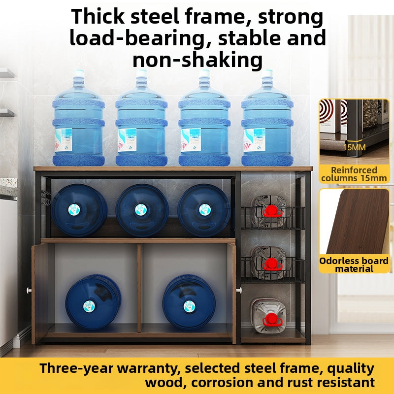 Multi-Layer Door Floor Storage Cabinet