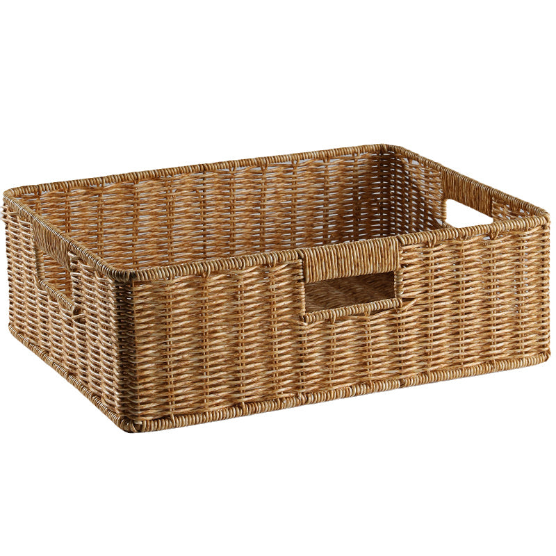 Rattan Woven Storage Basket Drawer Organizer