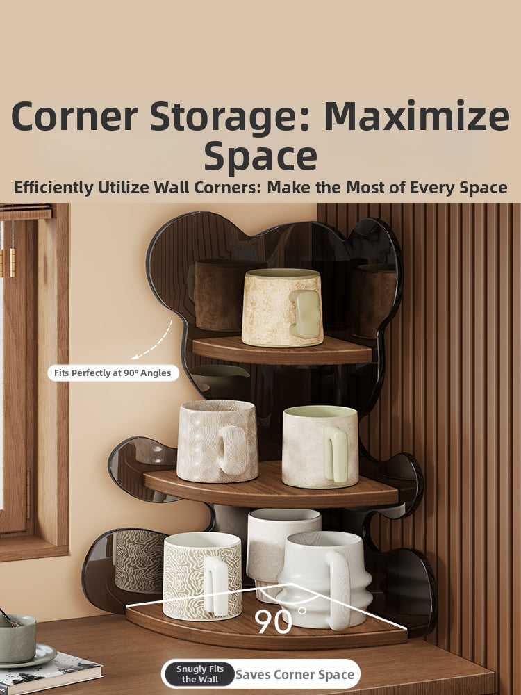 Corner Multi-level Storage Shelf