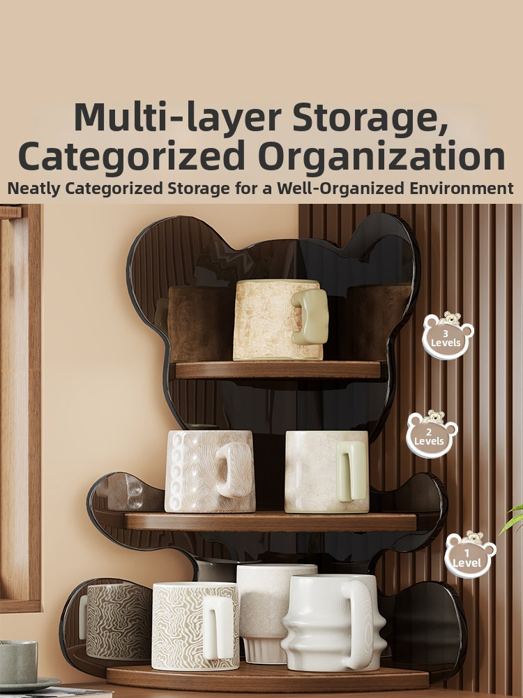 Corner Multi-level Storage Shelf