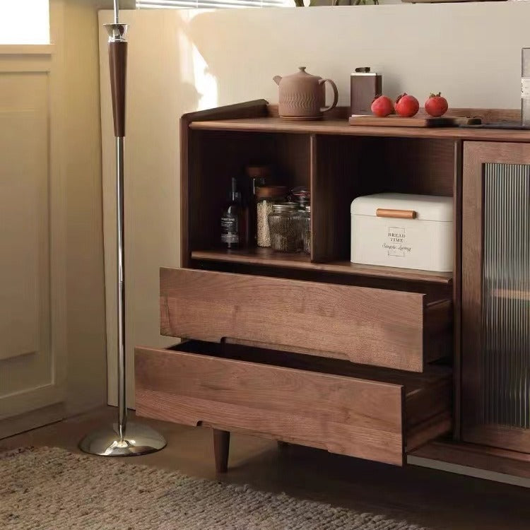Solid Wood Multifunctional Living Buffet Cabinet