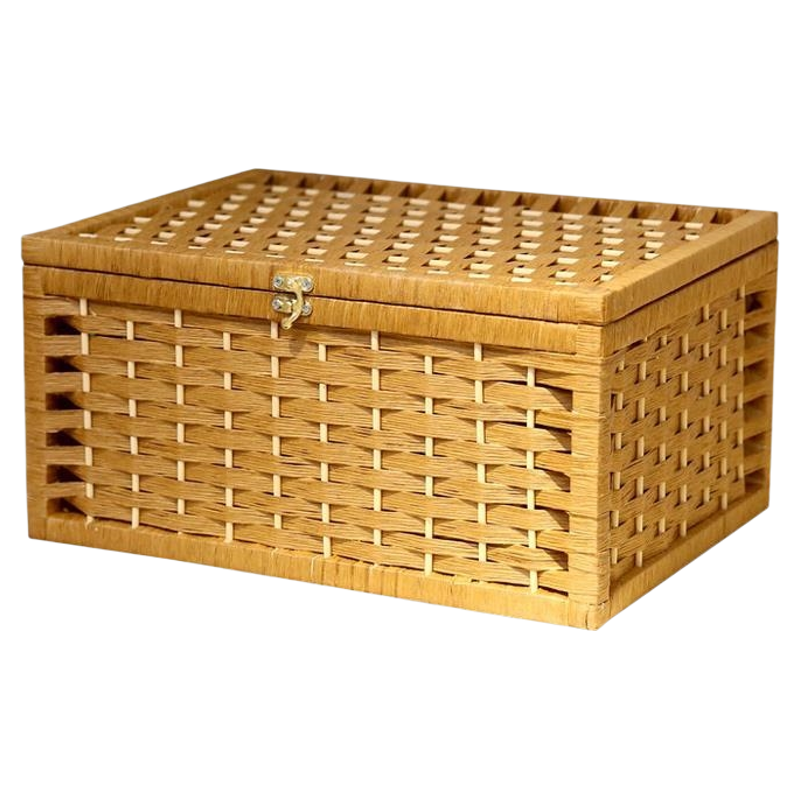 Nordic Rattan Desktop Cosmetic Storage Box