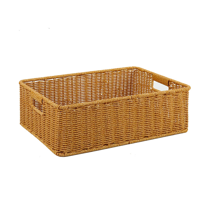 SHANLIHANSHE Living Room Rattan Storage Basket