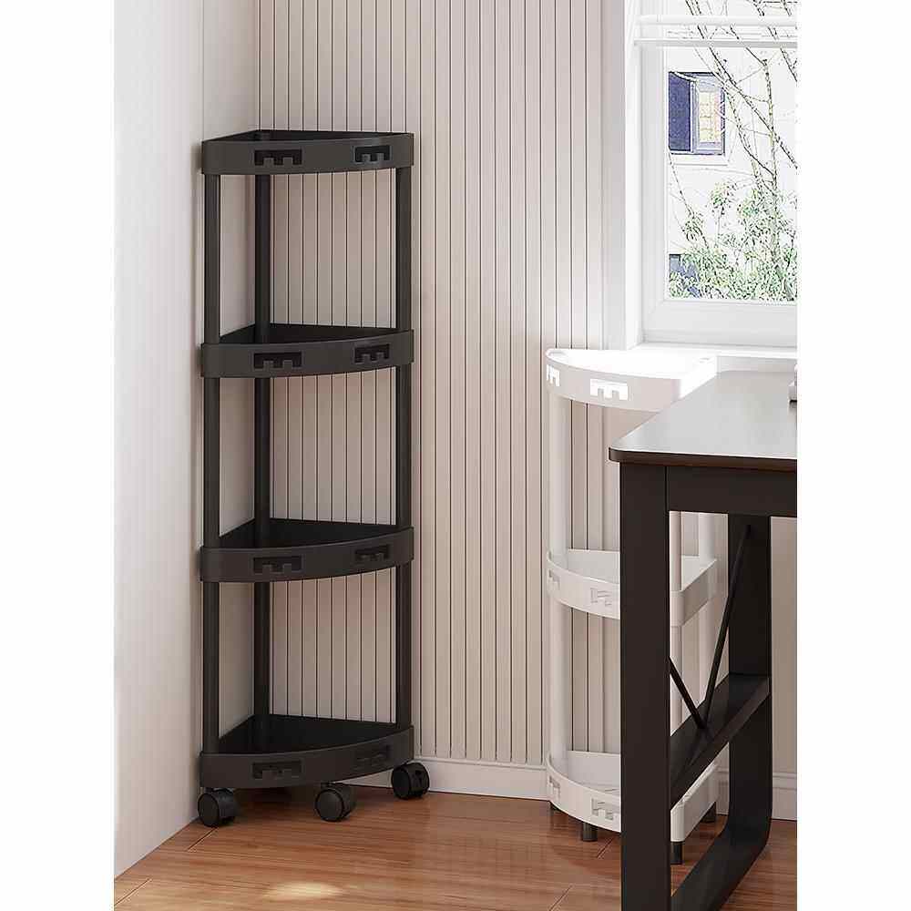 Triangle Floor Standing Bathroom Corner Rack