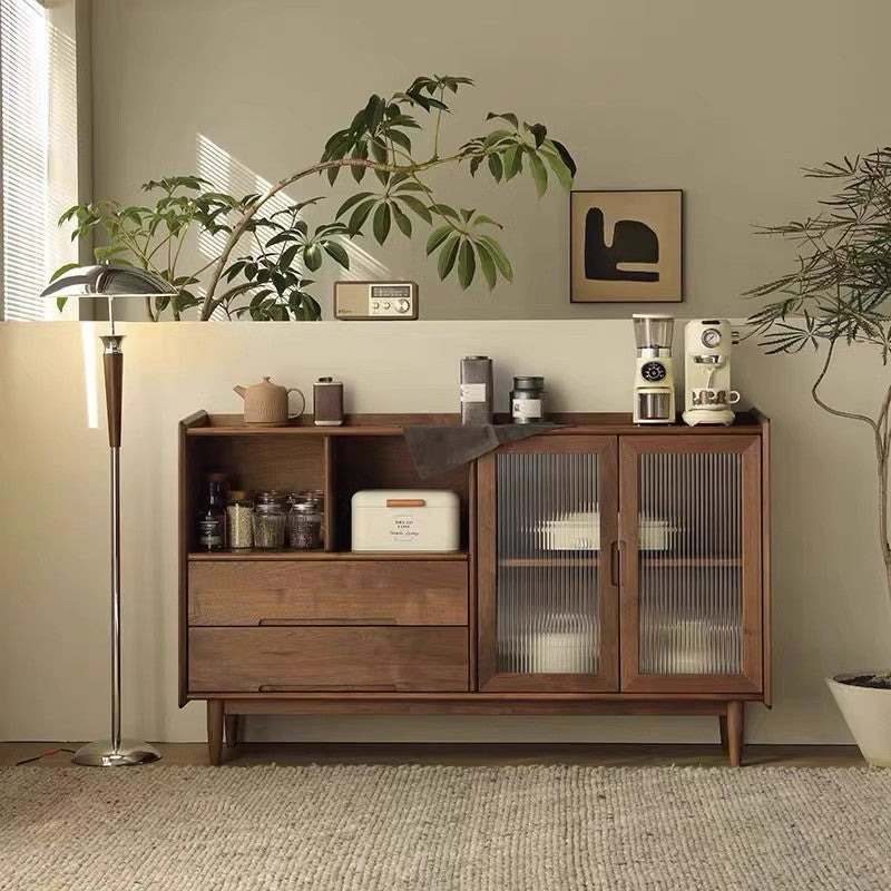 Solid Wood Multifunctional Living Buffet Cabinet