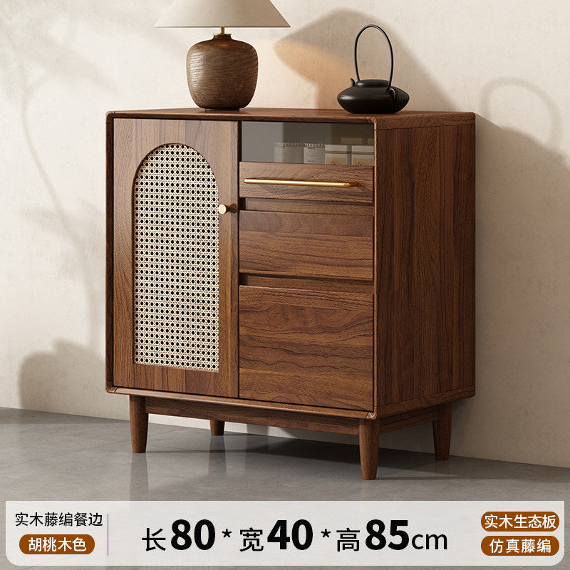 Solid Wood Kitchen Living Storage Cabinet