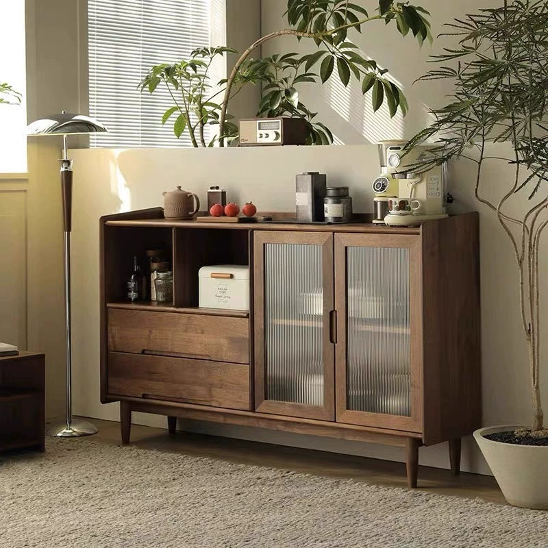 Solid Wood Multifunctional Living Buffet Cabinet