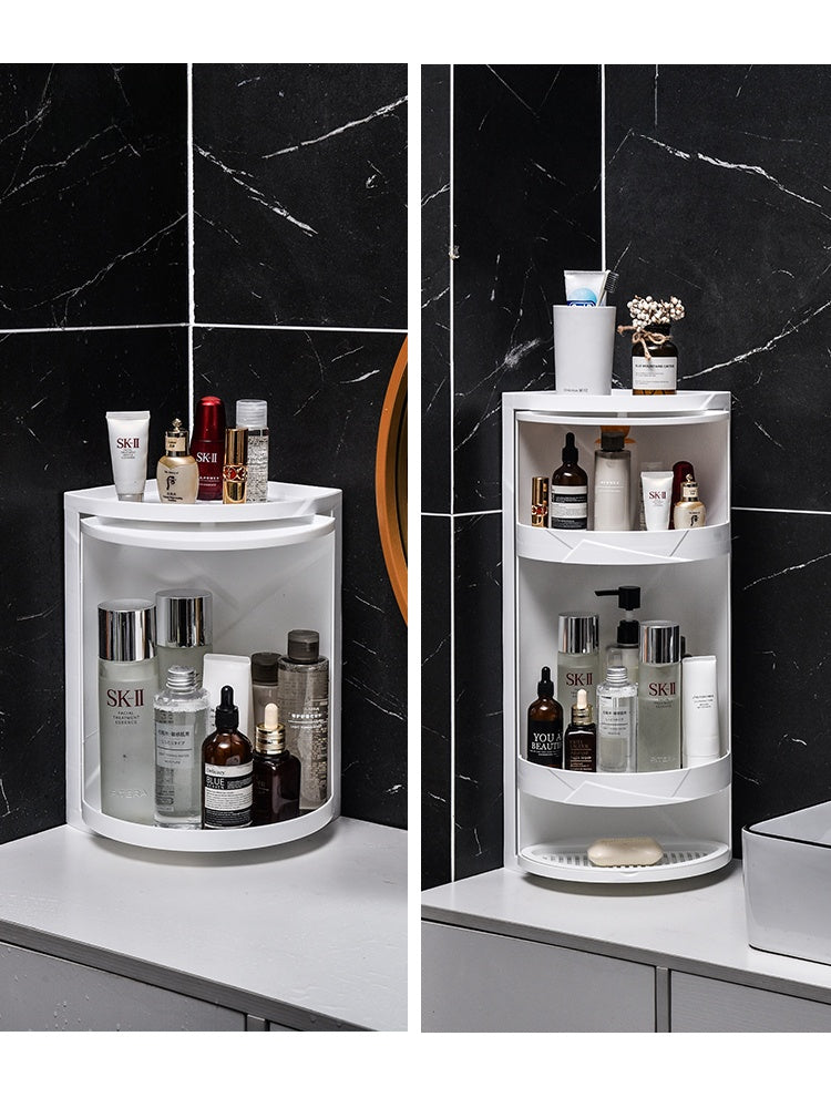 360° Rotating No Drill Kitchen Corner Rack