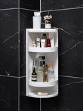 360° Rotating No Drill Kitchen Corner Rack