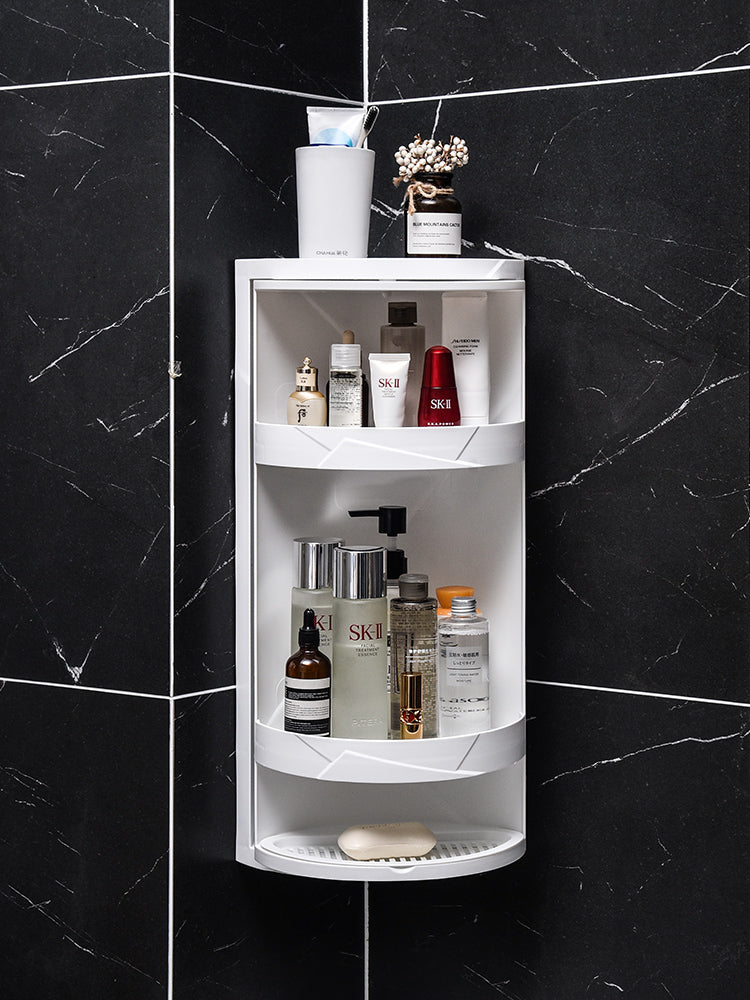 360° Rotating No Drill Kitchen Corner Rack