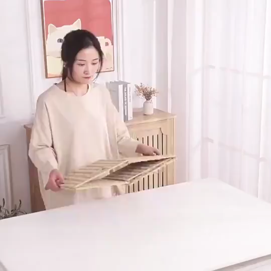 Foldable Handwoven Rattan Storage Basket