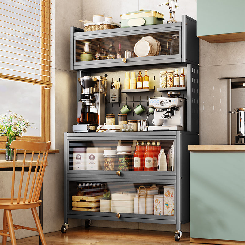 Carbon Steel Floor Kitchen Sideboard Cabinet