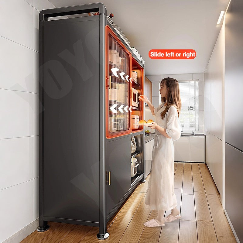 PCB Sliding Door Kitchen Storage Sideboard