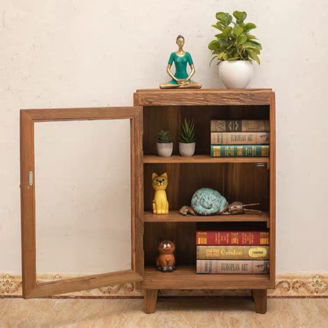 Vintage Teak Multifunctional Sideboard Cabinet