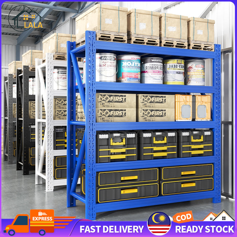 LALA 350KG Rustproof Metal Storage Rack