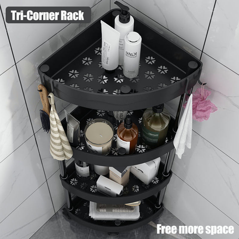 Multipurpose Bathroom Corner Storage Rack