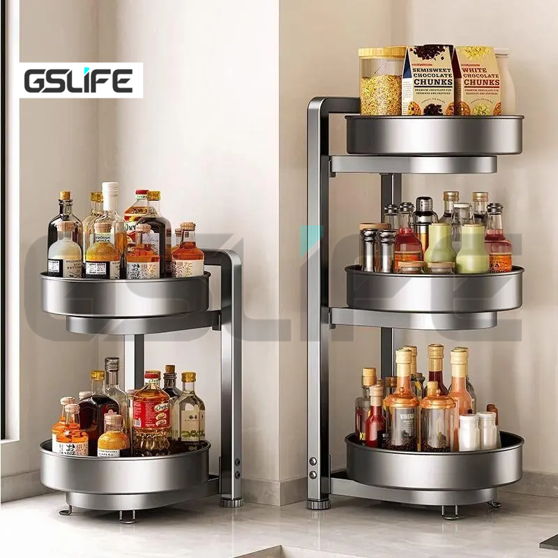 GSLife 360° Rotating Spice Storage Rack