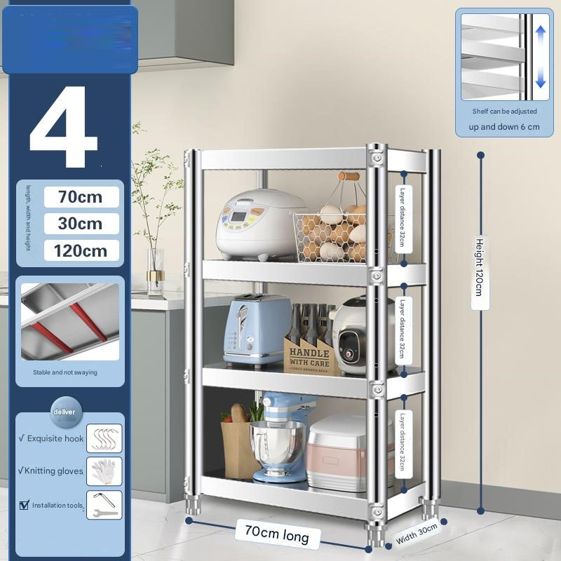 Waterproof Stainless Steel Kitchen Microwave Rack